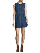See By Chlo Zip-front Denim Dress