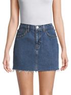 Hudson Jeans Viper Mini Denim Skirt