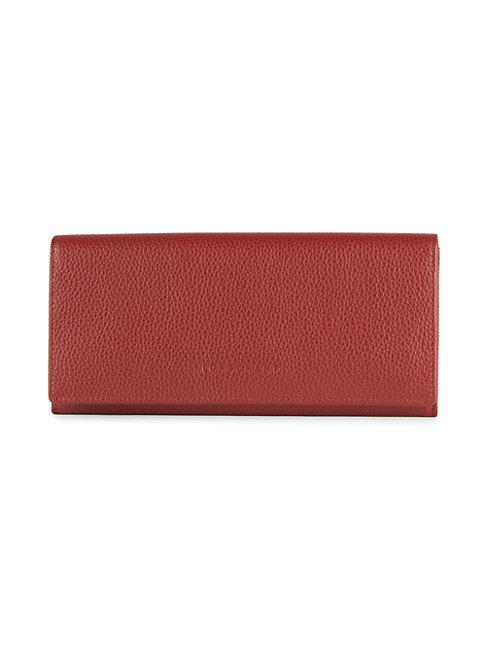Longchamp Roseau Croco Leather Wallet