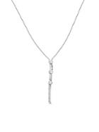 Saks Fifth Avenue Diamond Fringe Diamond And 14k White Gold Adjustable Pendant Necklace