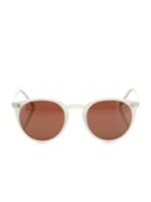 The Row For Oliver Peoples O'malley Nyc 48mm Mirrored Round Sunglasses