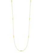 Saks Fifth Avenue 14k Yellow Gold Marquise Station Necklace