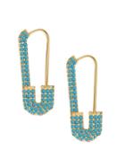 Gabi Rielle Turquoise Safety Pin Earrings