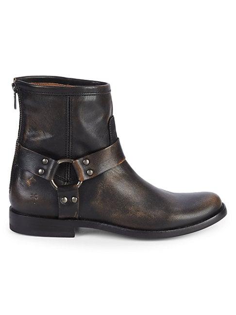 Frye Phillip Harness Leather Boots
