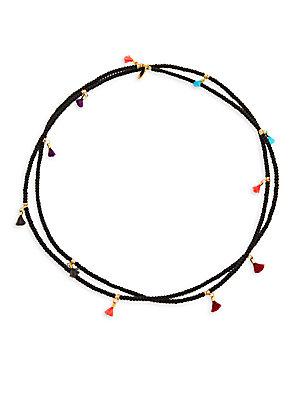 Shashi Lilu 18k Gold-plated Beaded Necklace