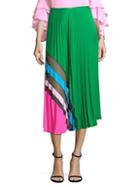 Milly Accordion Pleat Maxi Skirt