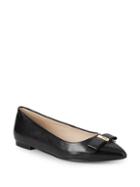 Cole Haan Elsie Bow Leather Skimmer Flats