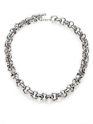 John Hardy Bamboo Sterling Silver Link Necklace