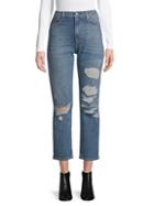 Hudson Jeans Distressed High-rise Ankle Jeans