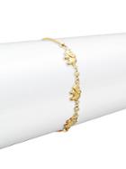 Saks Fifth Avenue Yellow Gold Elephant Chain Bracelet