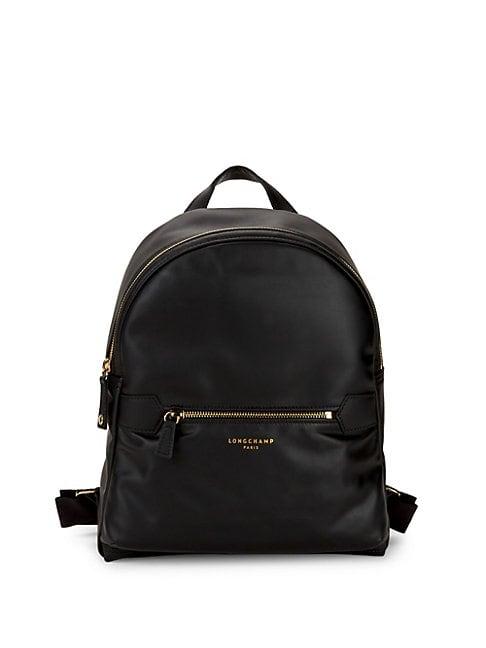 Longchamp Small Leather Backpack