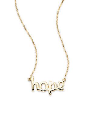 Saks Fifth Avenue Hope Pendant Necklace