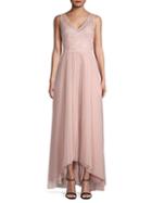 Adrianna Papell Lace Sleeveless Gown