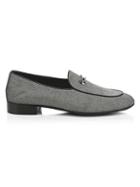Giuseppe Zanotti Spilar Jacquard Leather Loafers