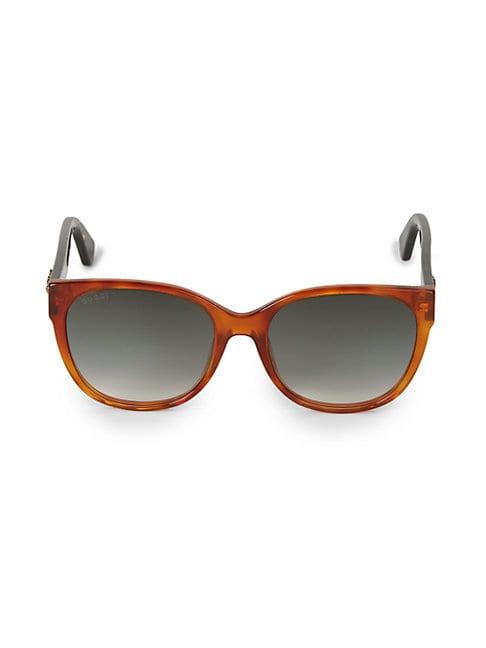 Gucci 56mm Solid Square Sunglasses