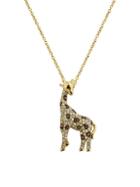 Effy 14k Yellow Gold Chain & Diamond Giraffe Pendant Necklace