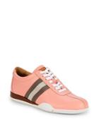 Bally Striped Leather Low-top Sneakers