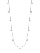 Lois Hill Sterling Silver Disc Station Necklace