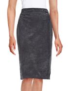 Calvin Klein Collection Faux-suede Skirt
