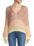 Maiami Stripe Mohair Blend Sweater