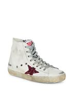 Golden Goose Deluxe Brand Francy Hi-top Leather Sneakers