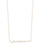 Suzanne Kalan 18k Rose Gold & Diamond Pendant Necklace