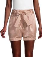 A.l.c. Merrick Paperbag Silk-blend Shorts