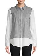 Calvin Klein Striped Button-down Shirt