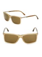 Giorgio Armani 55mm Rectangular Sunglasses