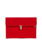 Alexander Mcqueen Skull Patent Leather Pouch