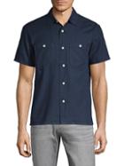 7 For All Mankind Short-sleeve Twill Shirt