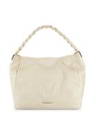Valentino By Mario Valentino Pebbled Leather Top Handle Bag