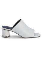 Rebecca Minkoff Aceline Leather Cylinder-heel Mule Sandals