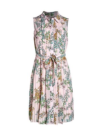 Nanette By Nanette Lepore Floral Pleated Shirtdress
