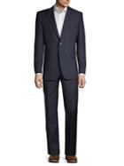 Saks Fifth Avenue Made In Italy Classic-fit Wool Suit