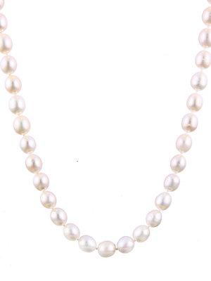 Masako 9-10mm Rice Shaped Pearl Necklace
