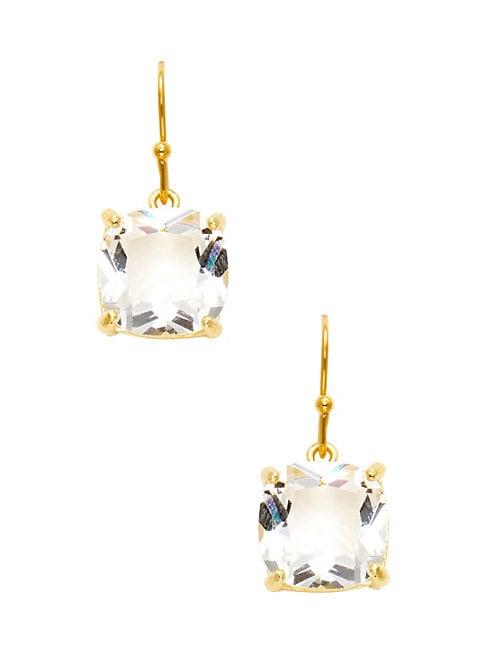 Rivka Friedman Crystal Cube Drop Earrings