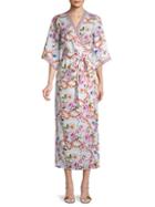 Alexia Admor Mixed-print Kimono Wrap Dress