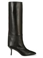 Stuart Weitzman Magda Mid-calf Leather Boots