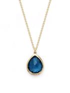 Ippolita 18k Gold & Blue Topaz Pendant Necklace