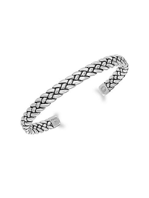 Effy Sterling Silver Textured Cuff Bracelet