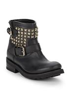 Ash Tramp Studded Leather Ankle Boots