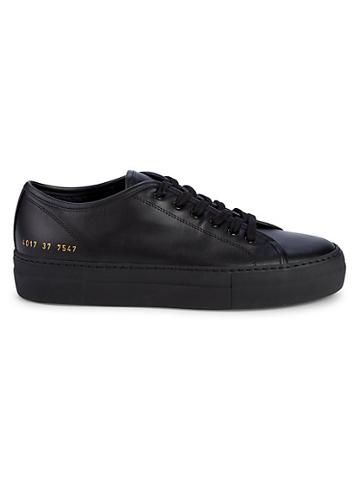 Woman By Common Projects Tournament Low-top Leather Sneakers