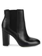 Sam Edelman Case Leather Block-heel Booties