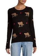 Saks Fifth Avenue Animal Knit Sweater