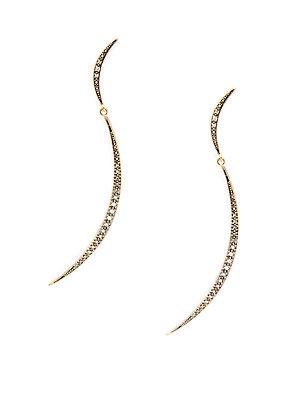 Mizuki Diamond & 14k Yellow Gold Earrings