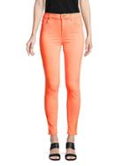 7 For All Mankind High-rise Ankle Skinny Jeans