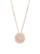 Suzanne Kalan White Sapphire And 14k Rose Gold Pendant Necklace