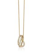 Le Vian Vanilla Diamonds & 14k Honey Gold Open Pendant Necklace