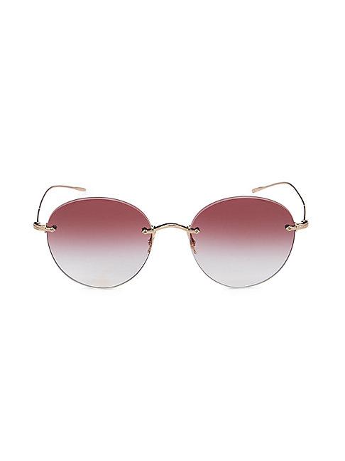 Oliver Peoples Coliena 57mm Round Sunglasses